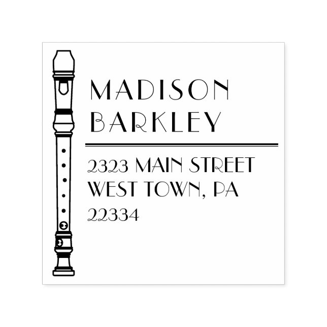 Tampon Auto-encreur Magasin Musique Teacher Musique Musique Groupe (Design)