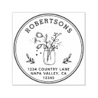 Mason Jar Flowers Adresse de retour