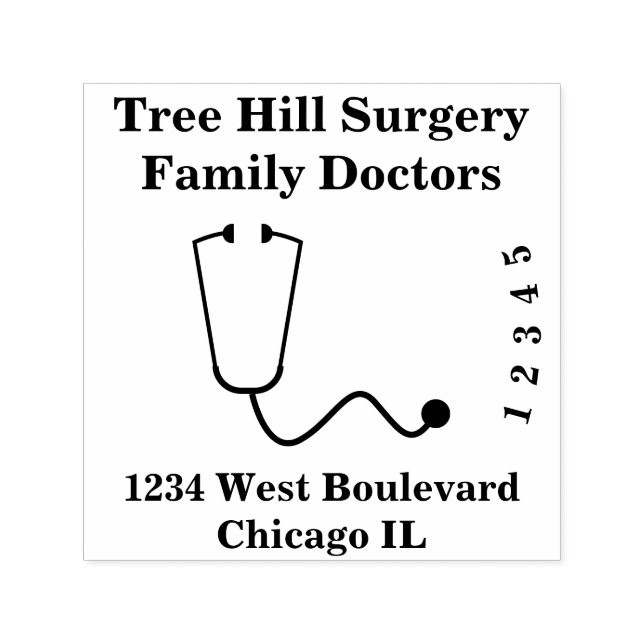 Tampon Auto-encreur Médecins et pratique médicale (Design)