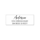 Minimal de typographie moderne Adresse de retour