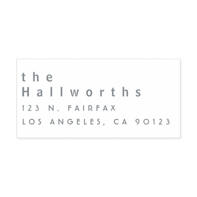 Tampon Auto-encreur minimaliste cool (Design)