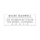 Minimaliste moderne | Adresse de retour simple