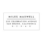 Minimaliste moderne | Adresse de retour simple