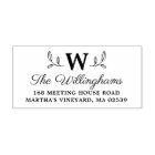 Monogramme Feuille botanique