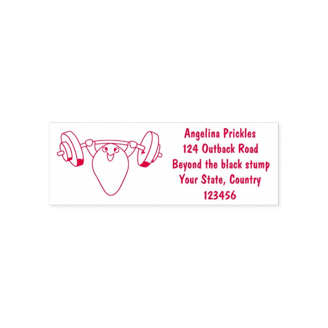 Tampon Auto-encreur Moule amusante travaillant sur l'illustration de d (Design)