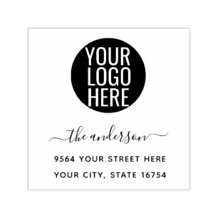 Tampon Auto-encreur Nom de famille personnalisé Signature Adresse de r