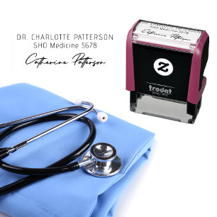 Tampon Auto-encreur Nom de la signature du professionnel de la santé M