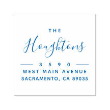 Nom manuscrit moderne Adresse de retour