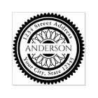 Nom personnalisé Sunflower Round Adresse de retour