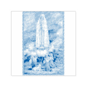 Tampon Auto-encreur Notre Dame de Fatima Timbre en caoutchouc