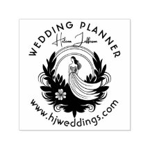 Organiseur de mariage à logo motif moderne