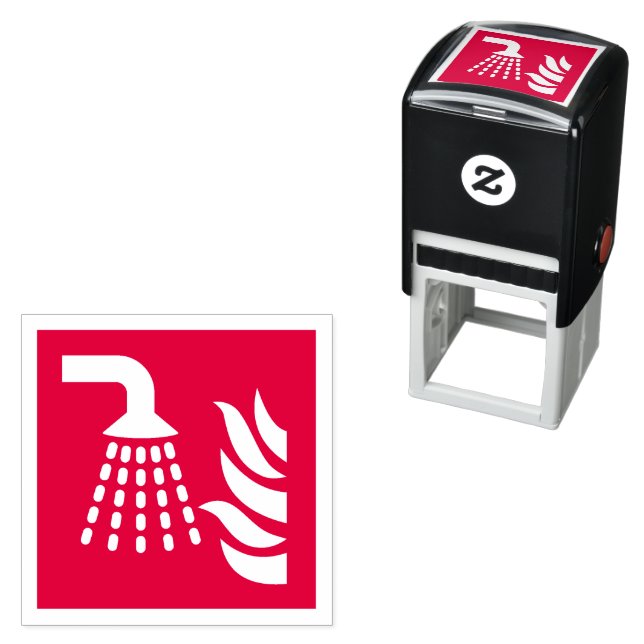 Tampon Auto-encreur Panneau de sécurité de l'applicateur de brouillard (En situation)