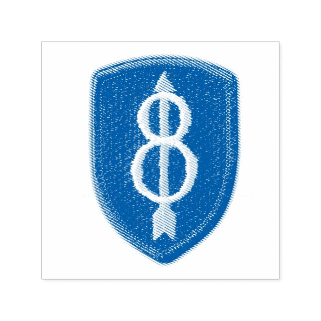 Tampon Auto-encreur Pathfinder Patch de la 8e division d'infanterie de (Design)