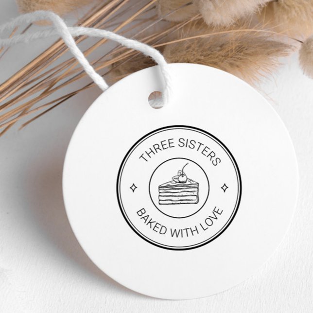 Tampon Auto-encreur Personnalisé Rond Nettoyer Logo Personnalisé Profe (Créateur téléchargé)