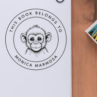 Petit Singe Bébé Ce Livre Appartient Au Nom De L'E