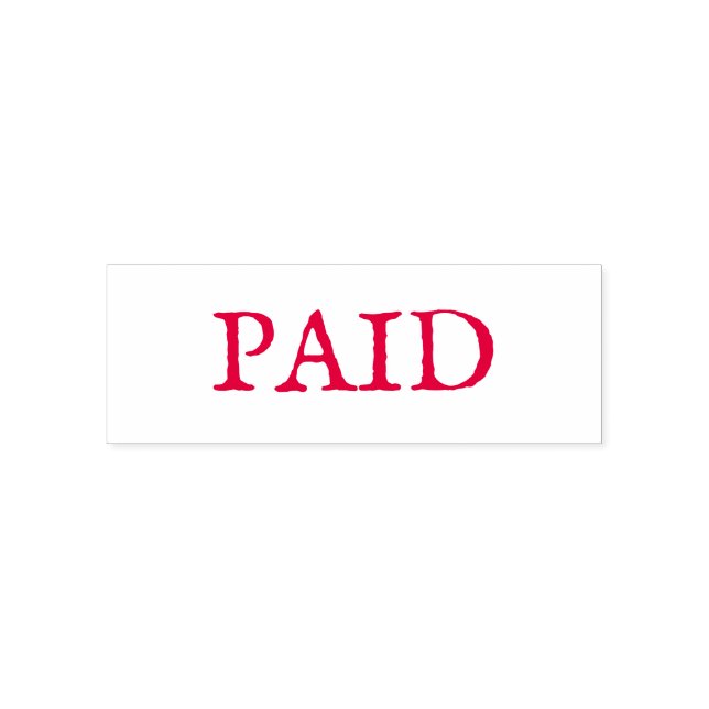 TAMPON AUTO-ENCREUR  PILE EN CAOUTCHOUC : PERSONNALISABLE : PAYÉ (Design)