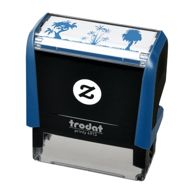 Tampon Auto-encreur plante d'arbre vert (Produit)