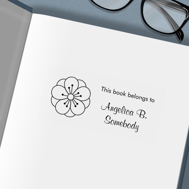 Tampon Auto-encreur Plaque de fleurs de cerisier Sakura (Créateur téléchargé)