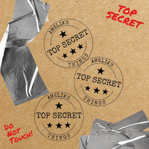 TAMPON AUTO-ENCREUR  POMPIER AUTO-INKING SECRET PERSONNALISÉ
