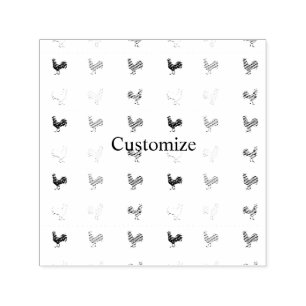 Tampon Auto-encreur Poules de poulet Thunder_Cove 