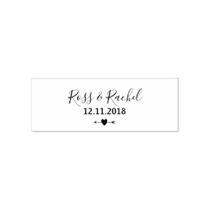 Tampon Auto-encreur  pour mariage tendre