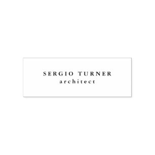 Tampon Auto-encreur Professionnel minimaliste tendance