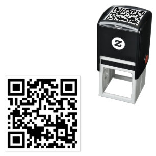 Tampon Auto-encreur QR Code La Richesse De Bezos
