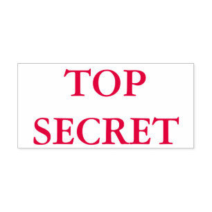 Tampon Auto-encreur Red Top Secret