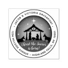 Religieux Noël Nativité Scène Retour Adresse