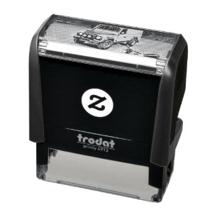 Tampon Auto-encreur Retro motorcycle gift