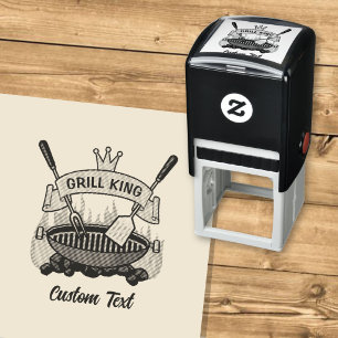 Tampon Auto-encreur Roi du Grill
