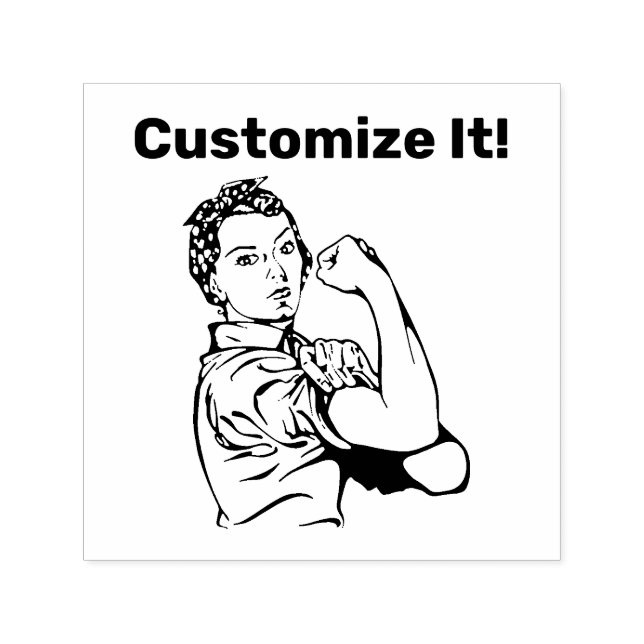 Tampon Auto-encreur Rosie the Riveter (Design)