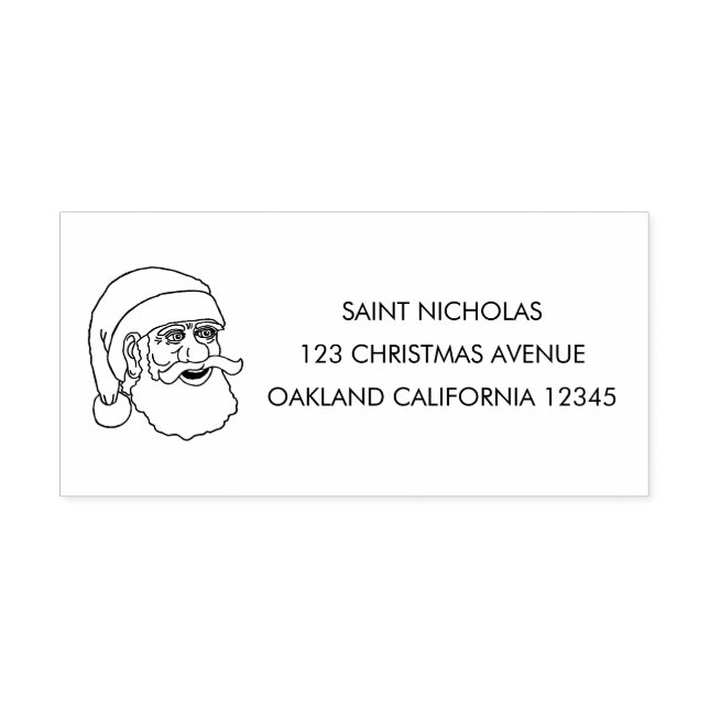 Tampon Auto-encreur Santa Claus (Design)