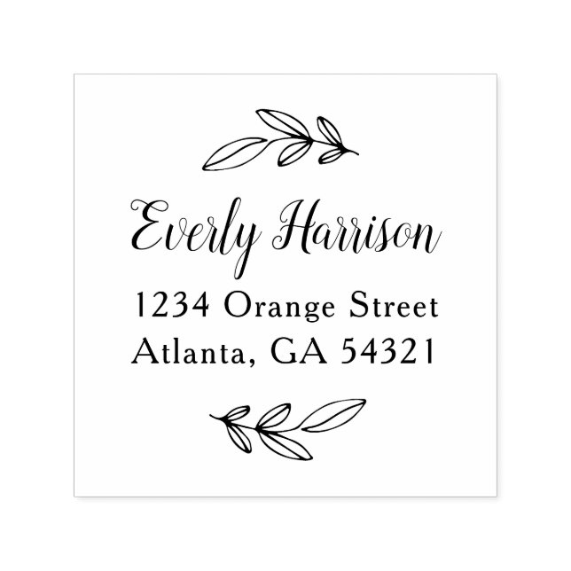 Tampon Auto-encreur Script entier (Design)