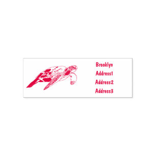 Tampon Auto-encreur Sea turtle cartoon
