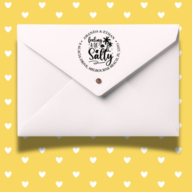 Tampon Auto-encreur sensation salée (Capture the spirit of summer with self-inking stamp)