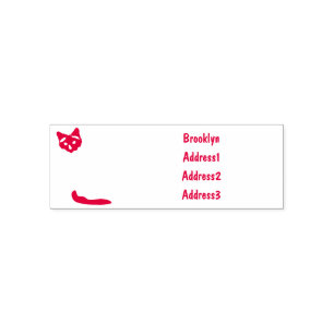 Tampon Auto-encreur Siamese cat cartoon