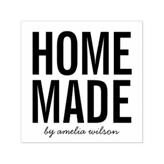 Tampon Auto-encreur Simple Bold Personalize with Name Homemade