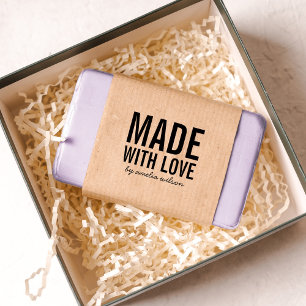Tampon Auto-encreur Simple Bold Personnaliser avec le nom Fabriqué ave