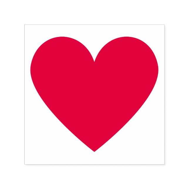 Tampon Auto-encreur Simple et minimaliste Coeur personnalisable (Design)