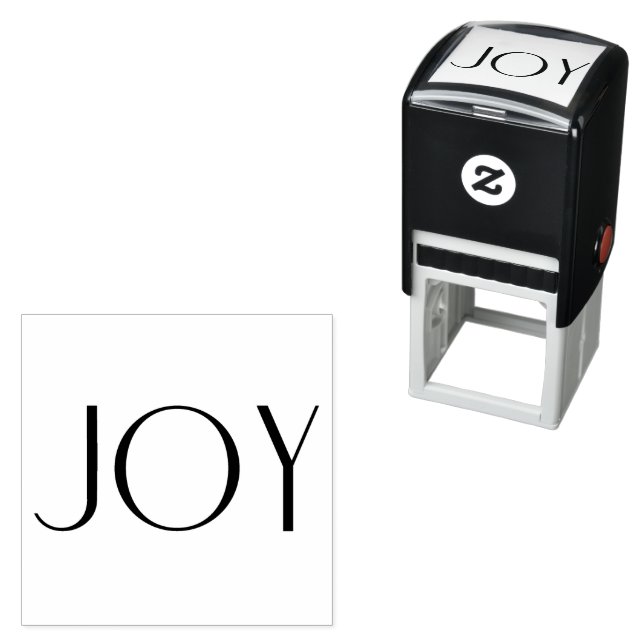 Tampon Auto-encreur Simple Joie Noël vacances do-it-yourself Scrapbook (En situation)