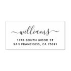 Simple minimaliste calligraphie Adresse de retour