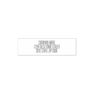 Tampon Auto-encreur Simple Return Address Label