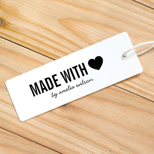 Tampon Auto-encreur Simple stylish Personnaliser le coeur fait avec am