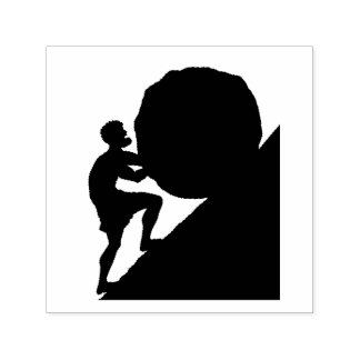 Tampon Auto-encreur Sisyphus and Rock, Greek Mythology