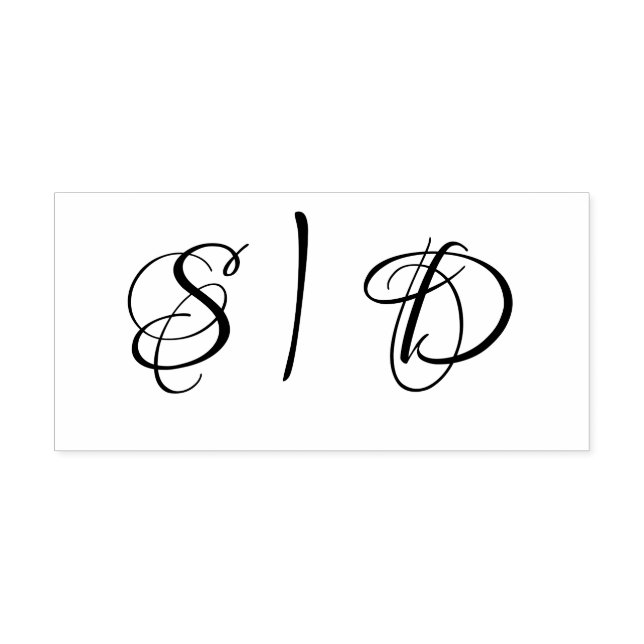 Tampon Auto-encreur Sunflower watercolor  wildflower wedding (Design)