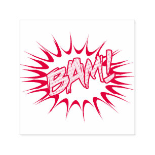 Tampon Auto-encreur Super Héros Classic Bam ! Bulle d'action