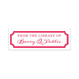 Tampon Auto-encreur Tampon classique de la bibliothèque de bordures en