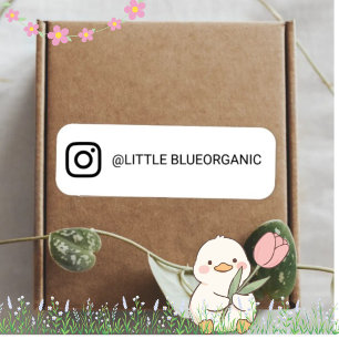 Tampon Auto-encreur Tampon Instagram Votre nom Instagram