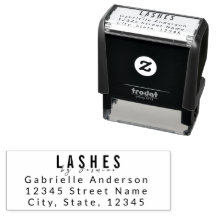 Technicien de cils Adresse de retour personnalisée